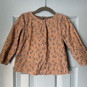 BabyGAP Corduroy Blouse with Penguin Print, 3T 🐧